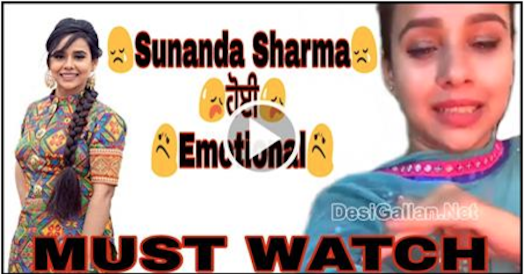 Watch Video: Sunanda Sharma got Emotional during facebook live